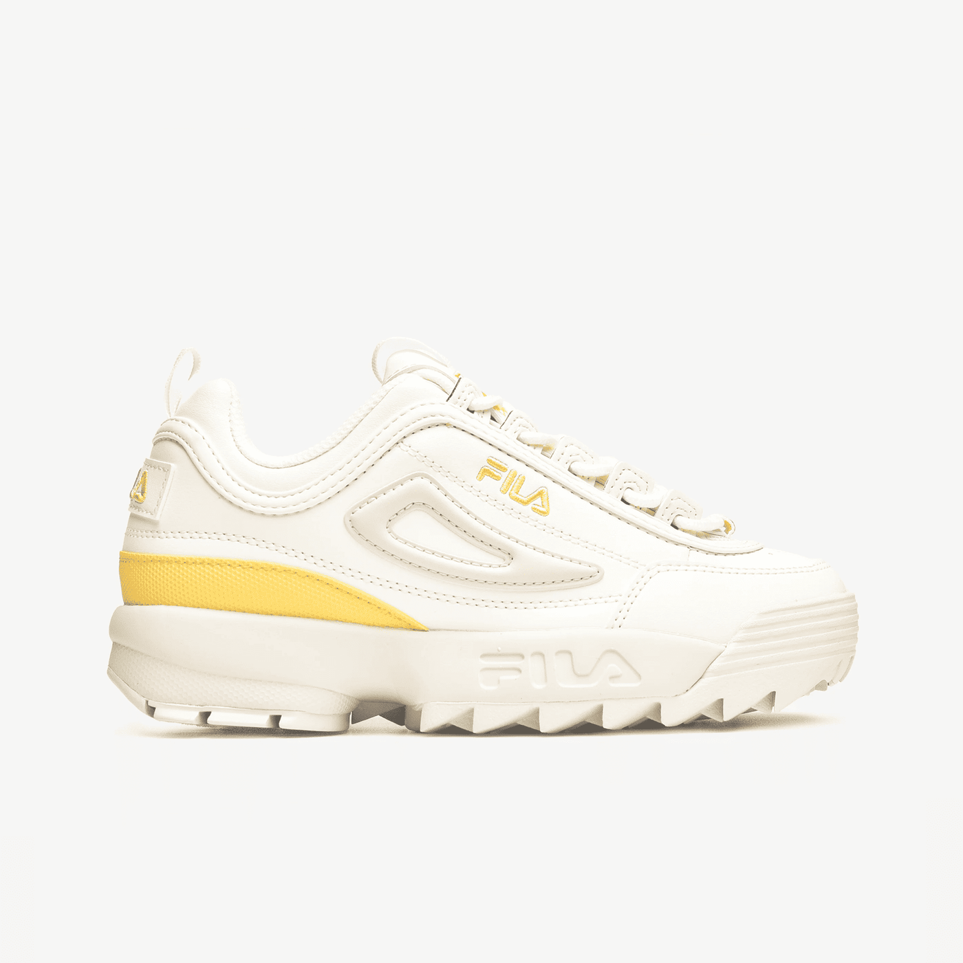 tenis fila blancos disruptor para niños de moda escolares