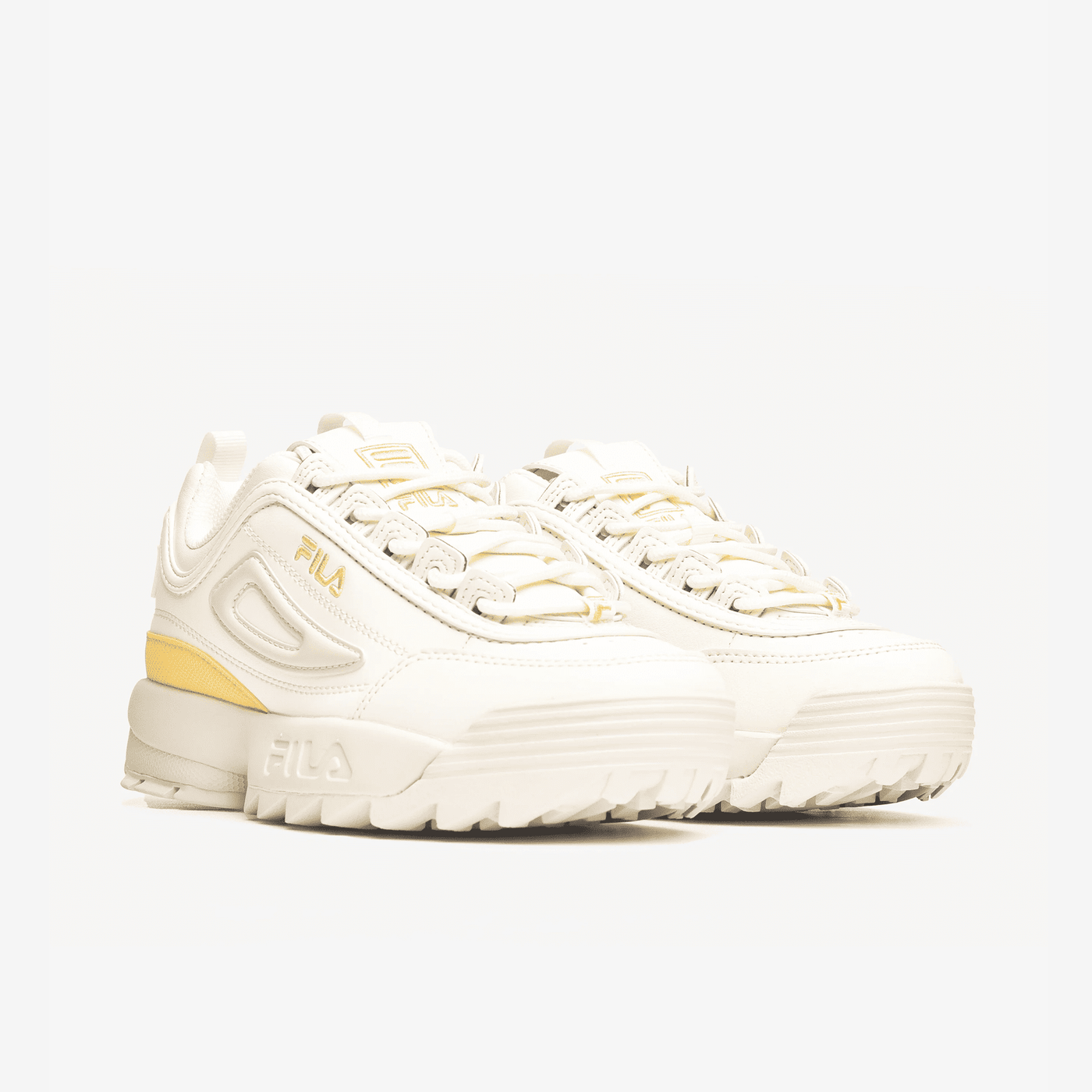 tenis fila blancos disruptor para niños de moda escolares