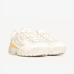 tenis fila blancos disruptor para niños de moda escolares 