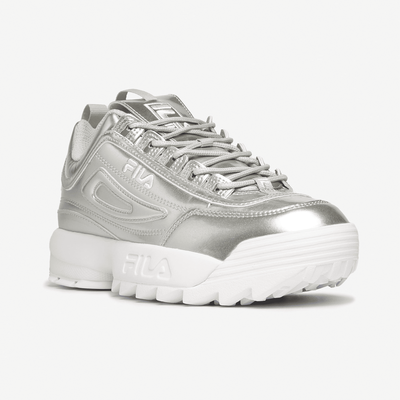 Tenis Fila Disruptor II Premium Metallic Niñas