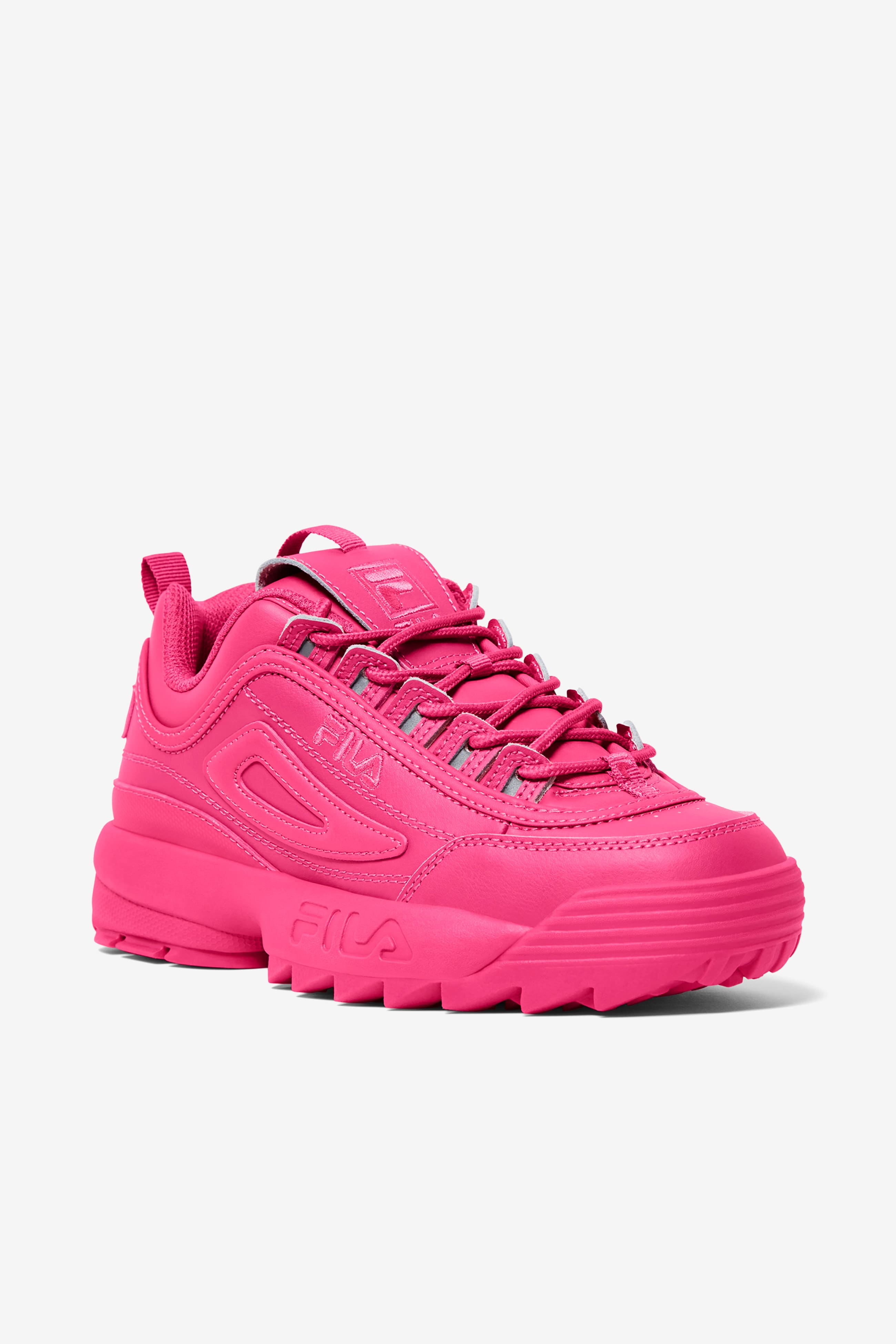 Zapatillas Fila Mujer Tenis Fila Para Niña Rosas Disruptor II